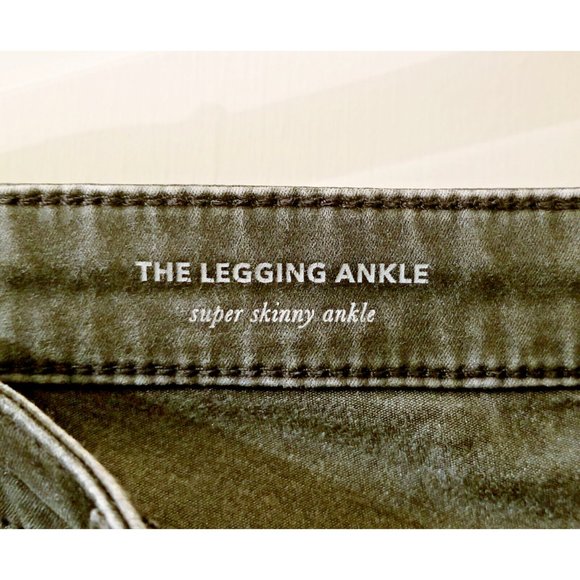 ADRIANO GOLDSCHMIED Black Leatherette Super Skinny Ankle Leggings Sz 28 Jeans - Picture 8 of 14